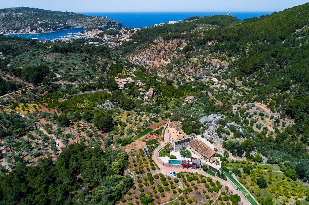 Die Villa Princesa aus der Luft fotografiert